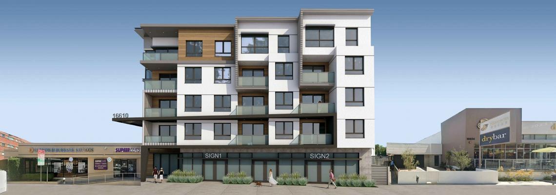 Mixed-use apartment building proposed at 16610 W Ventura Mixed-use apartment building proposed at 16610 W Ventura